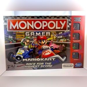 Monopoly Gamer Mario Kart Board Game - NEW IN BOX! 2-4 Players